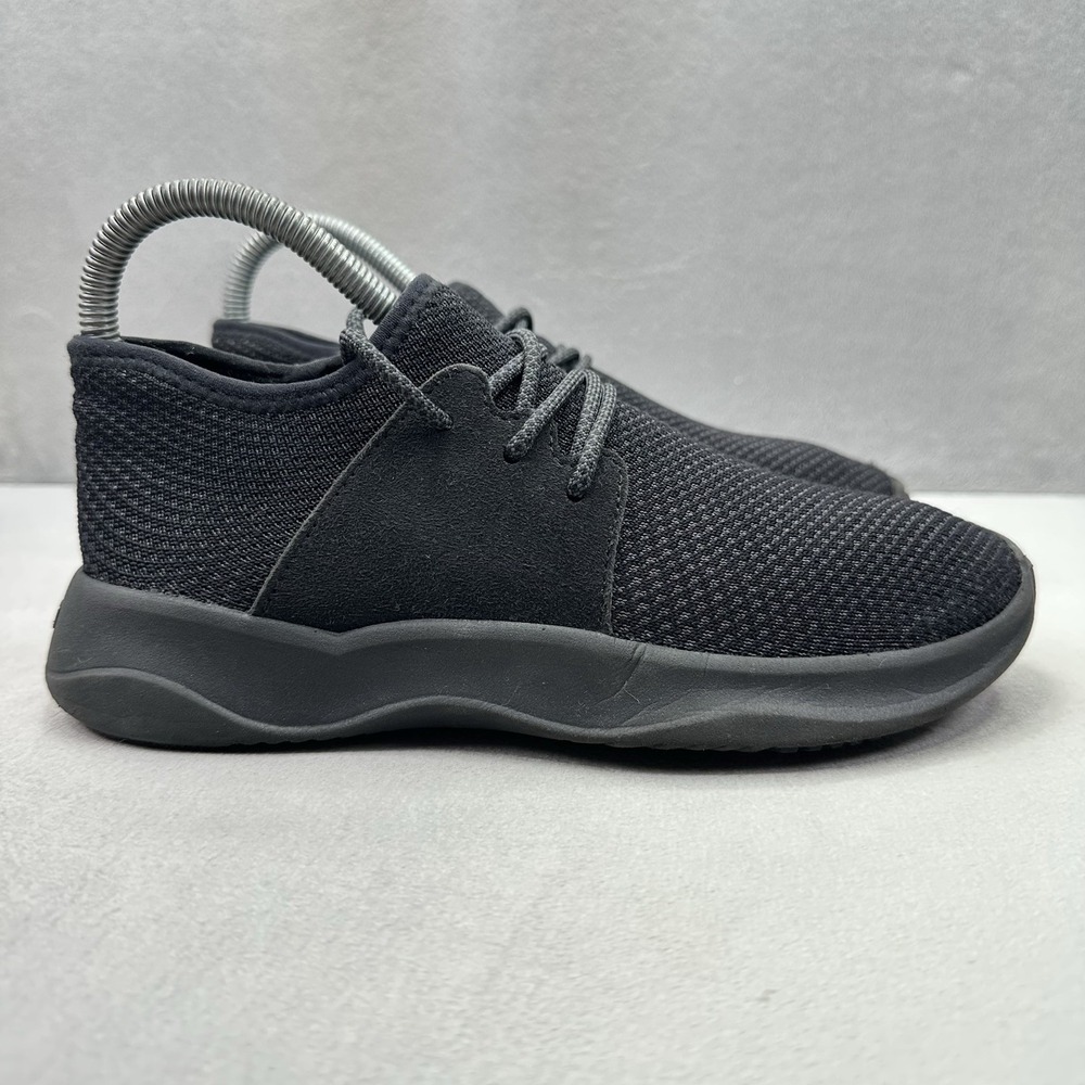 Vessi Everyday Classic Womens Size 6 Shoes Black Waterproof Knit Lace-Up Sneaker